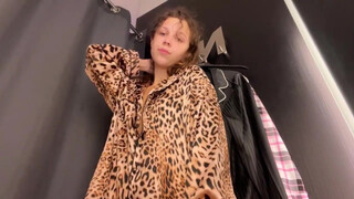 10. See-through Clothes and Lingerie haul | exposed nip @2:10 MayCurlyGirl