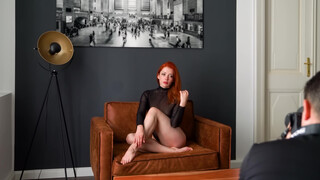 3. See thru hot redhead Boudoir Set mit natürlichem Licht mit Anna | behind the scenes | Boudoir Secrets Masterclass