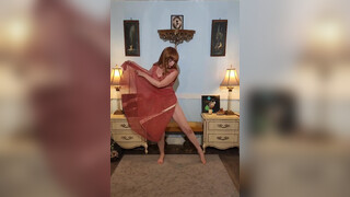 Dainty Rascal dancing in seethru. Bare ass at 0:35