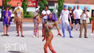 4. 2022 BODY PAINT DAY NYC dance