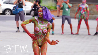 5. 2022 BODY PAINT DAY NYC dance