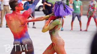 6. 2022 BODY PAINT DAY NYC dance