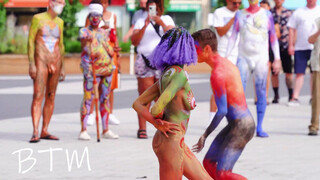 7. 2022 BODY PAINT DAY NYC dance