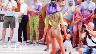 8. 2022 BODY PAINT DAY NYC dance