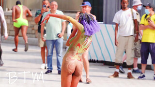 9. 2022 BODY PAINT DAY NYC dance