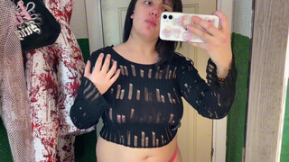 7. See-Through Try On Haul | Transparent Lingerie and Clothes | Try-On Haul At The Mall #4