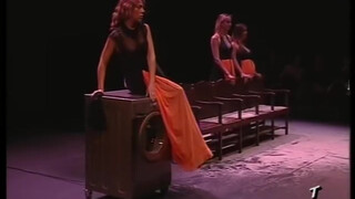 3. From an theatrical production – stripping on stage and riding the washing machine (2:14)