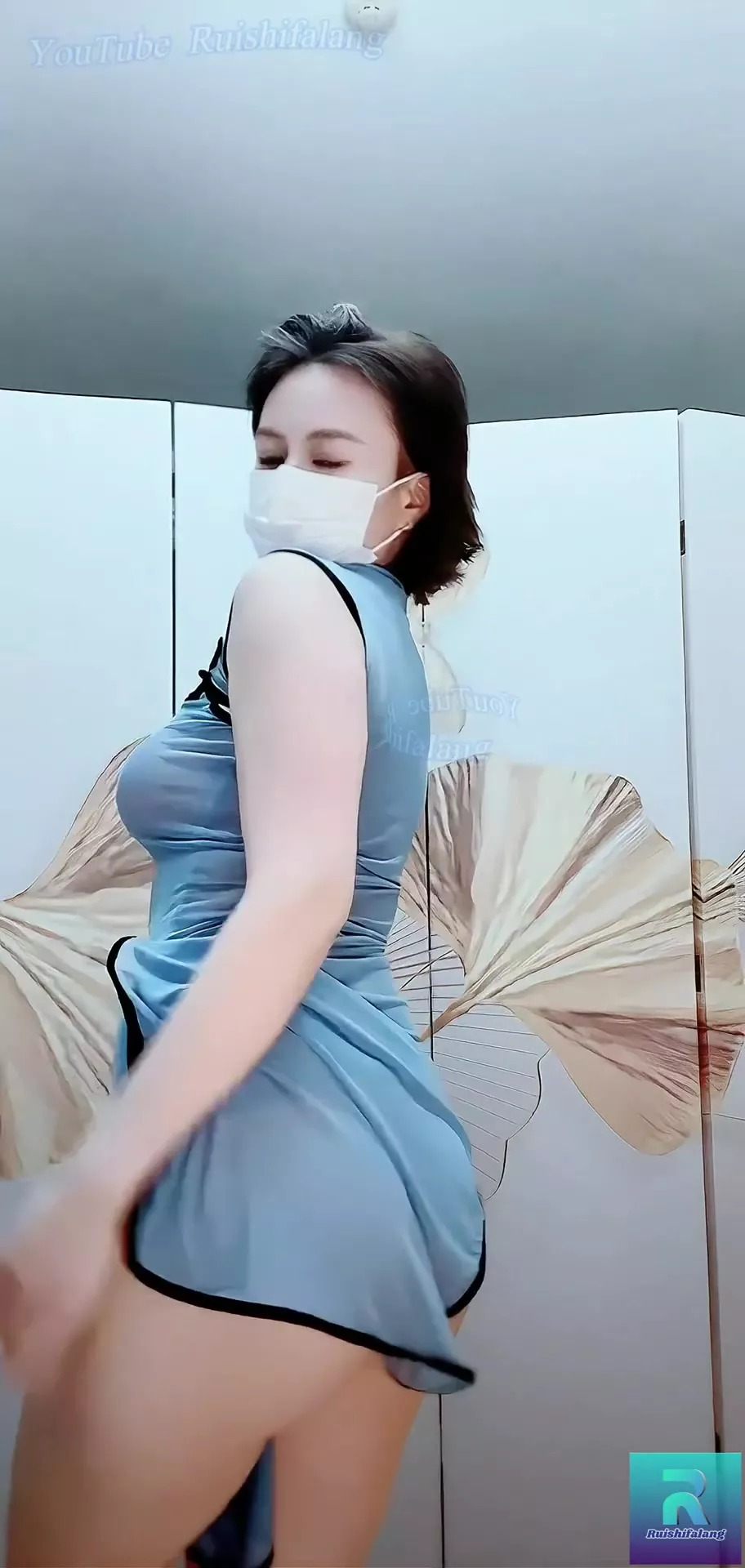 Asian dance, transparent dress, no panties. Pussy flash at 1:57 and 2:09,  full ass at 2:05. | Nude Video on YouTube | nudeleted.com