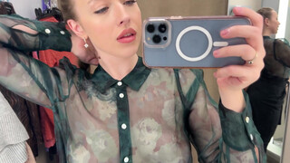 4. [4K] Transparent Clothes Try-on Haul with Olivia ????