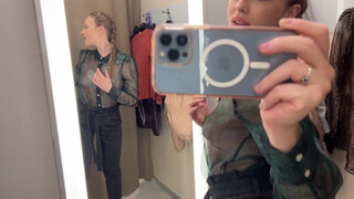 [4K] Transparent Clothes Try-on Haul with Olivia ????