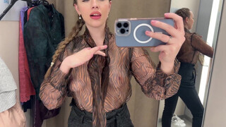 7. [4K] Transparent Clothes Try-on Haul with Olivia ????