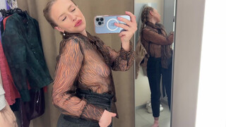9. [4K] Transparent Clothes Try-on Haul with Olivia ????