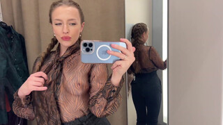 10. [4K] Transparent Clothes Try-on Haul with Olivia ????