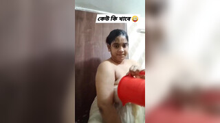 4. Great see through Indian bathing
