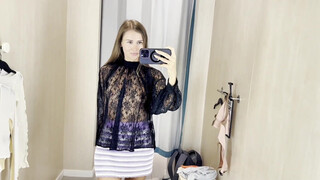 7. [4K] Transparent Try on Haul with Amy | new channel