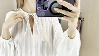 9. [4K] Transparent Try on Haul with Amy | new channel