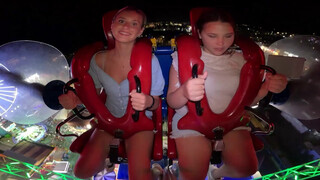 7. Nice girl and great downblouse – nipslip at 4.08 and ongoing