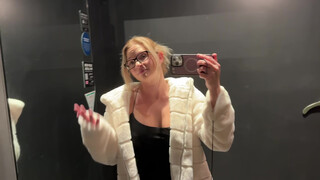 Sheer top try on