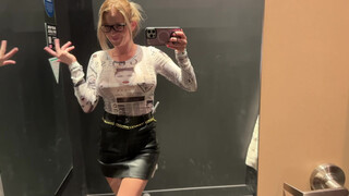 9. Sheer top try on
