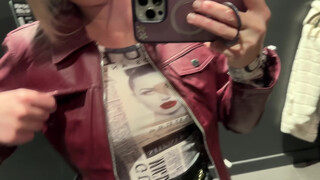 10. Sheer top try on