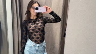 6. Transparent Clothes Try on Haul with Emily #2