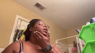 2. Shower Routine BBW Lady nipslip 18:11