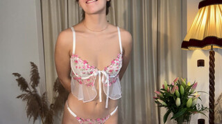 9. [4K] See-through Sheer lingerie Try-on Haul | Transparent Haul with Emilia