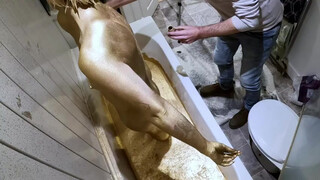 4. Full naked photoshoot and bodypainting,