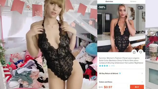 8. Trying on $1 bras panties! Expectation Vs Reality (Review Video) Part 1
