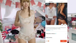 10. Trying on $1 bras panties! Expectation Vs Reality (Review Video) Part 1