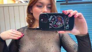 [4K] Transparent Clothes Try on Haul with Lisa | See through try on @0.20