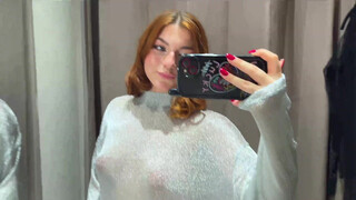 10. [4K] Transparent Clothes Try on Haul with Lisa | See through try on @0.20