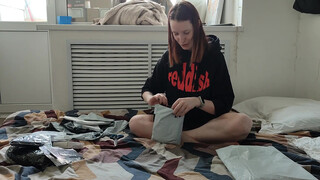 9. Unboxing packages with Aliexpress that have lots of underwear for me