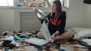 10. Unboxing packages with Aliexpress that have lots of underwear for me