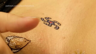 1. Temporary Tattoos & rubbing Pussy – kinky