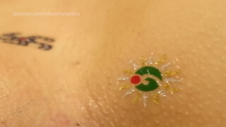 2. Temporary Tattoos & rubbing Pussy – kinky