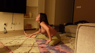 8. Asian nude yoga