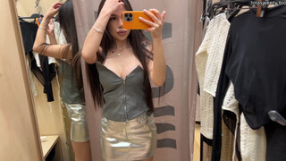 4. She’s already wearing net dress but complete nip slip at 2:45 , 4:13