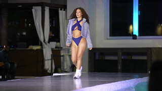 6. almost naked big jiggling slomo model ass
