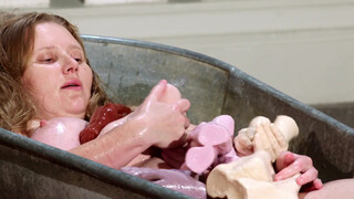 6. Voluptuous performance artist disrobing… again… (3:02)