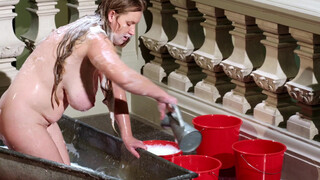 10. Voluptuous performance artist disrobing… again… (3:02)