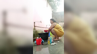 4. Indian shower braless transparent at 18:45