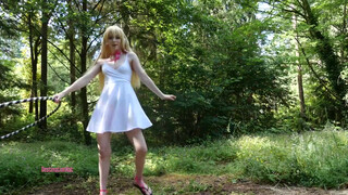 5. Hula Hooping Dance Workout – Chi from Chobits Cosplay