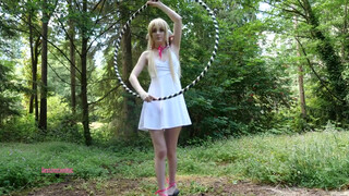 2. Hula Hooping Dance Workout – Chi from Chobits Cosplay