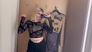 9. See-Through Try On Haul | Transparent Lingerie and Clothes | Try-On Haul At The Mall #7