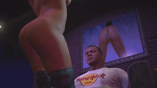 4. Fully nude video game lap dance starts 1:06 ("GTA 5 PC Franklin Gets A Nude Lap Dance From Peach")