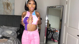 5. big titties under black see-thru outfit @ 6:58!