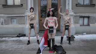 10. Nude protest