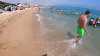 3. At Barcelona beaches noone has their bikini top on