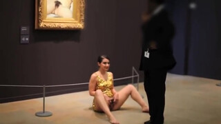 5. Performance Artist Does the Impossible, Shows Up Courbet's "Origin of the World"